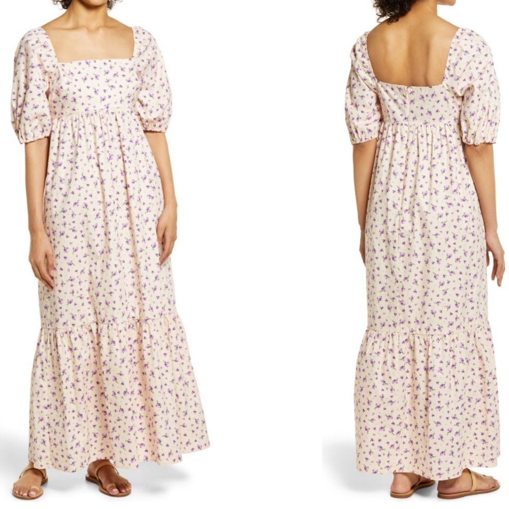 Nordstrom Fourteenth Place Prairie Maxi Dress